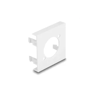 Delock Plaque de module Easy 45, ouverture ronde D-Type 5 pièces, blanc