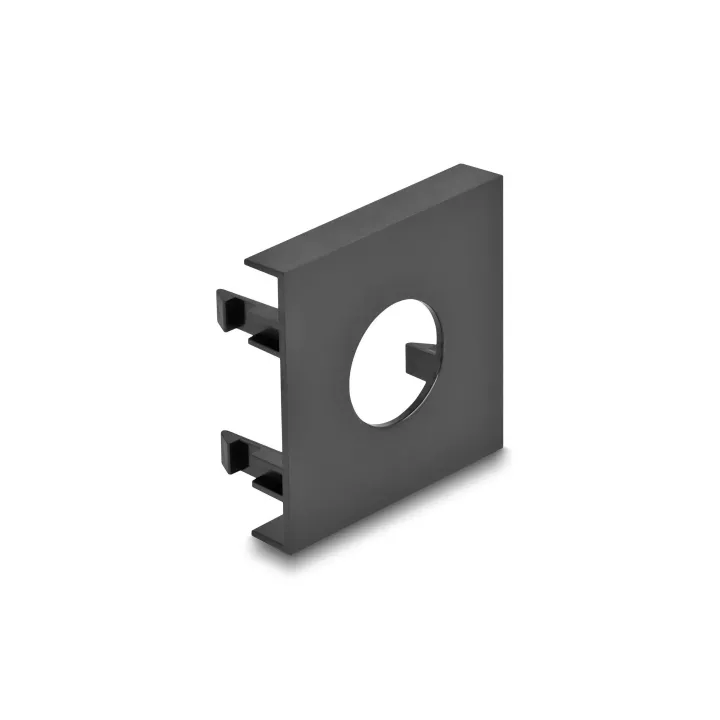 Delock Plaque de module Easy 45, ouverture ronde O 19.2mm 5 pièces Noir