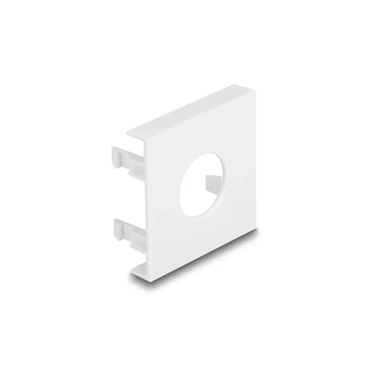 Delock Plaque de module Easy 45, ouverture ronde O 19.2 mm 5 pièces, Blanc