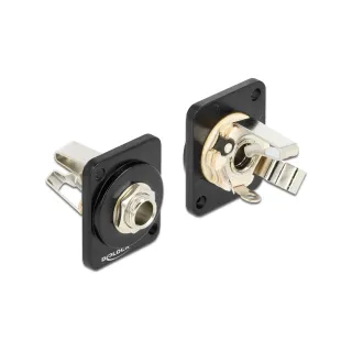 Delock Module D-Typ 6.35 mm 3 Pin femelle avec connecteur à souder