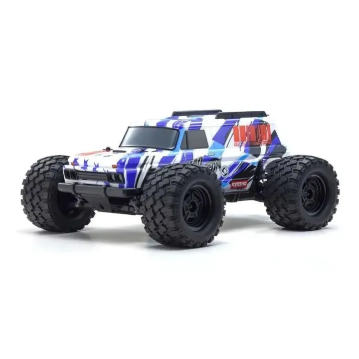 Kyosho Monster Truck Mad Wagon VE 3S, 4WD, bleu, 1:10, ARTR