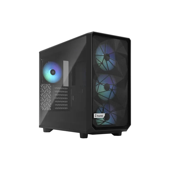 Fractal Design Boîtier d’ordinateur Meshify 2 Lite RGB TG Light Tint Noir