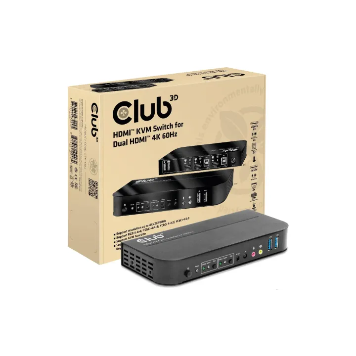 Club 3D Commutateur KVM CSV-1382