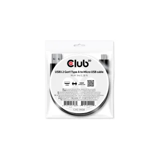 Club 3D Câble USB CAC-1408 USB A - Micro-USB B 1 m