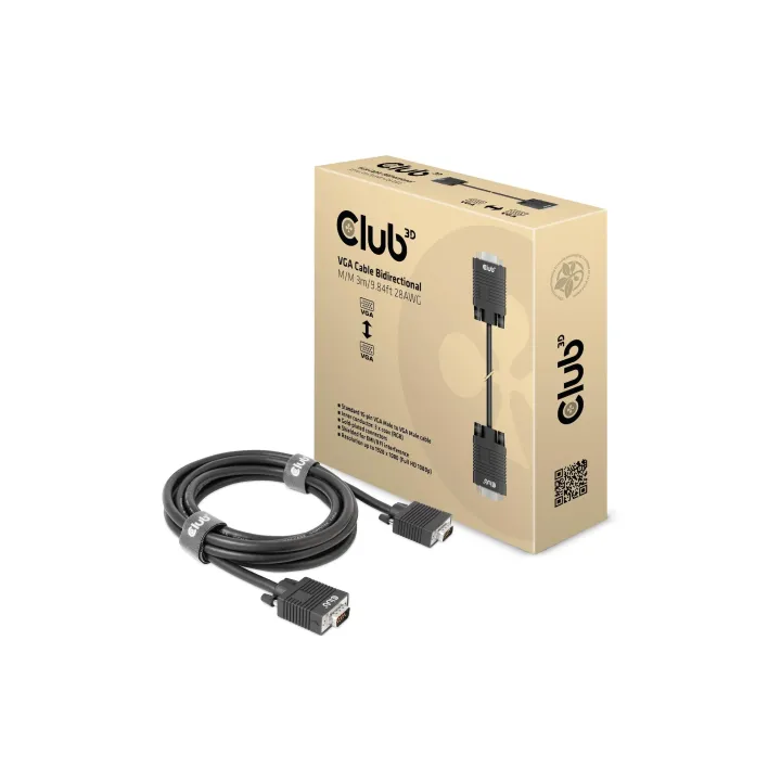 Club 3D Câble CAC-1703 VGA - VGA, 3 m