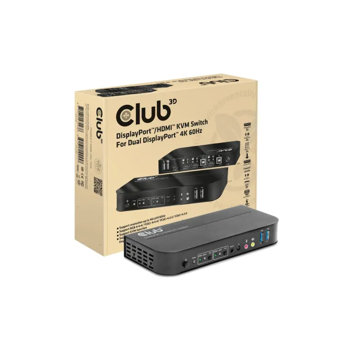 Club 3D Commutateur KVM CSV-7210