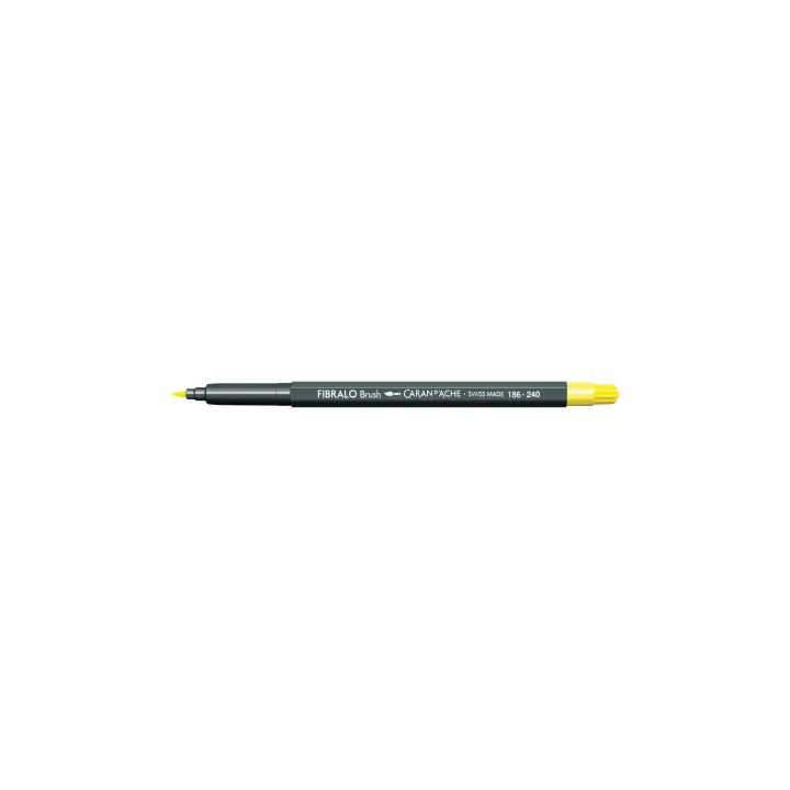 Caran dAche Crayon feutre Fibralo Brush 1 pièce, jaune citron