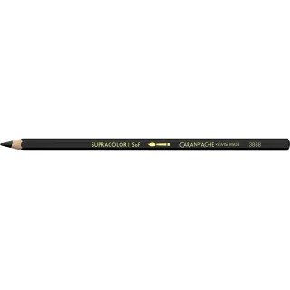 Caran dAche Crayons de couleur Supracolor Noir, 1 pièce