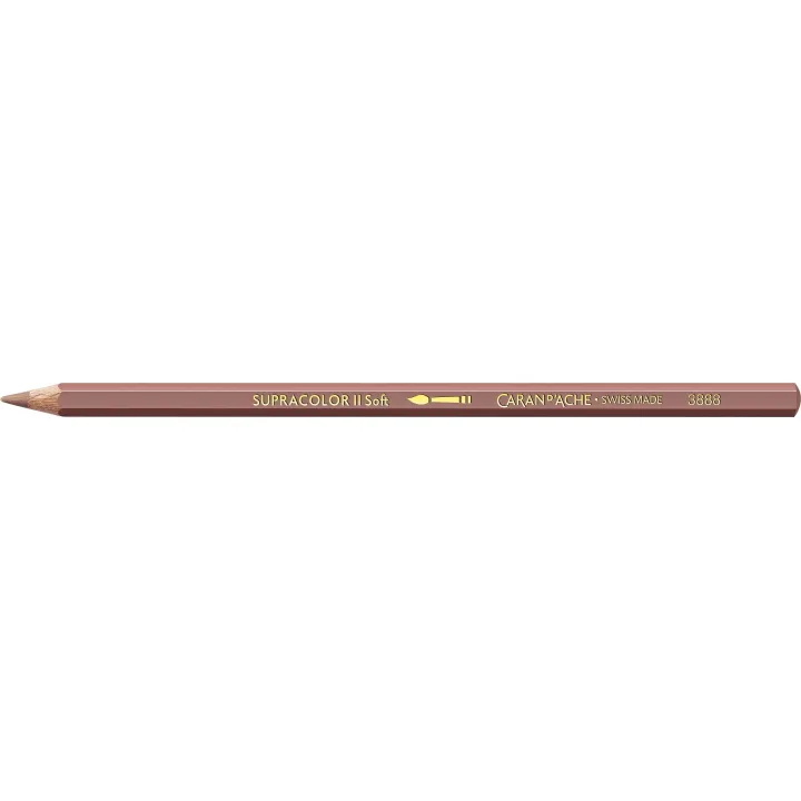 Caran dAche Crayons de couleur Supracolor Orange brune, 1 pièce