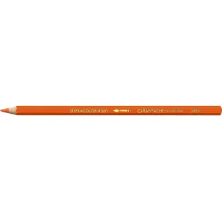 Caran dAche Crayons de couleur Supracolor Orange rouge, 1 pièce