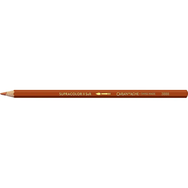 Caran dAche Crayons de couleur Supracolor Marron rouge, 1 pièce