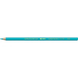 Caran dAche Crayons de couleur Supracolor Bleu turquoise, 1 pièce