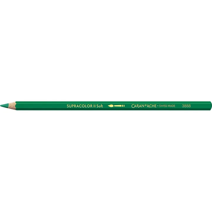 Caran dAche Crayons de couleur Supracolor Vert émeraude, 1 pièce