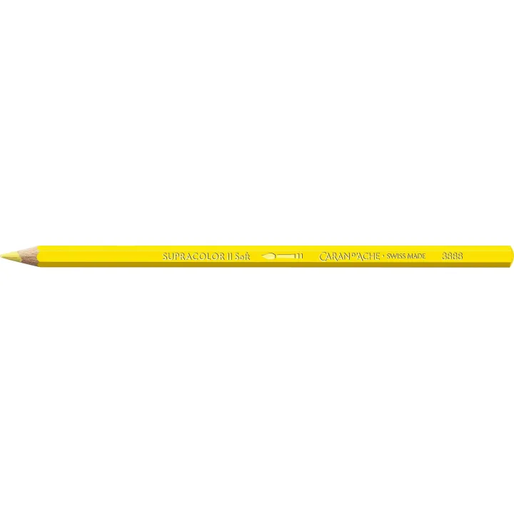 Caran dAche Crayons de couleur Supracolor Jaune citron, 1 pièce