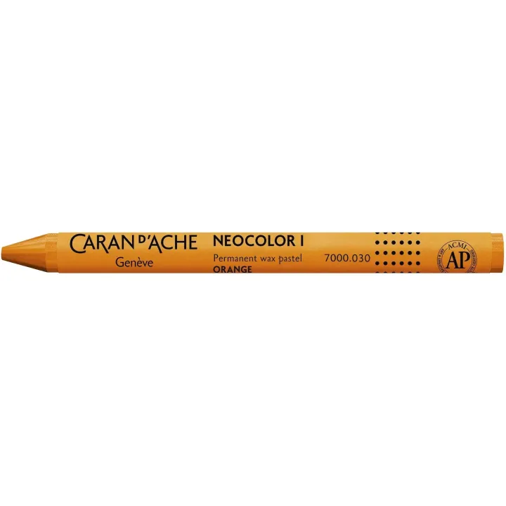 Caran dAche Crayon gras de couleur Neocolor 1 résistant à leau Orange