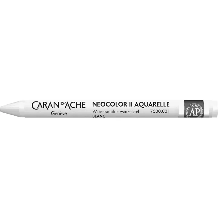 Caran dAche Crayon gras de couleur Neocolor 2 aquarellable Blanc