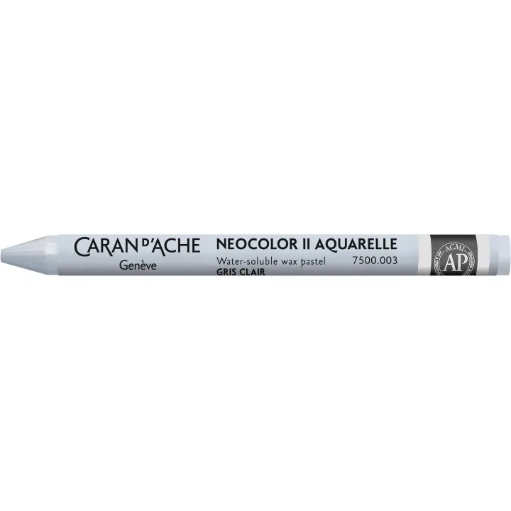 Caran dAche Crayon gras de couleur Neocolor 2 aquarellable Gris clair