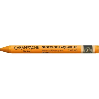 Caran dAche Crayon gras de couleur Neocolor 2 aquarellable Orange