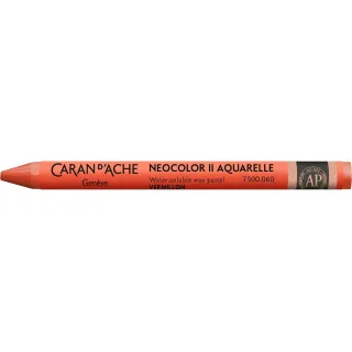 Caran dAche Crayon gras de couleur Neocolor 2 aquarellable Vermillon