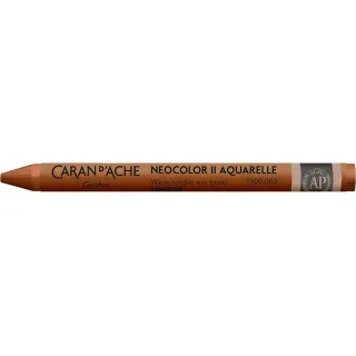 Caran dAche Crayon gras de couleur Neocolor 2 aquarellable Marron rouge