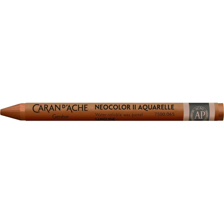 Caran dAche Crayon gras de couleur Neocolor 2 aquarellable Marron rouge