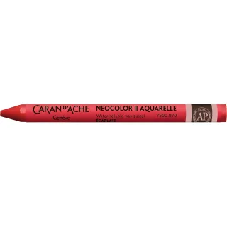 Caran dAche Crayon gras de couleur Neocolor 2 aquarellable Rouge écarlate