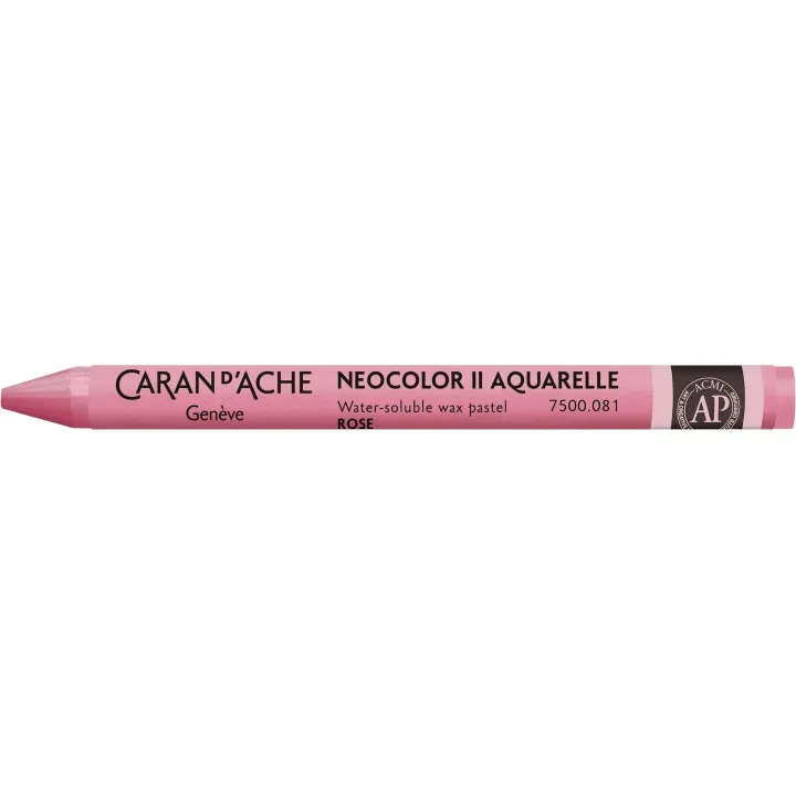 Caran dAche Crayon gras de couleur Neocolor 2 aquarellable Rose