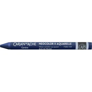 Caran dAche Crayon gras de couleur Neocolor 2 aquarellable Bleu de Prusse