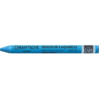 Caran dAche Crayon gras de couleur Neocolor 2 aquarellable Bleu cobalt