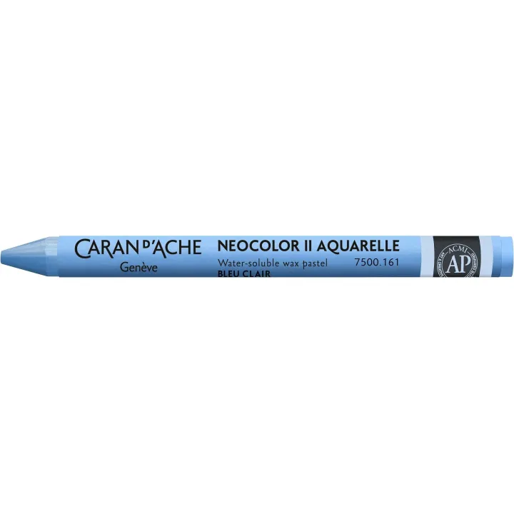 Caran dAche Crayon gras de couleur Neocolor 2 aquarellable Bleu clair