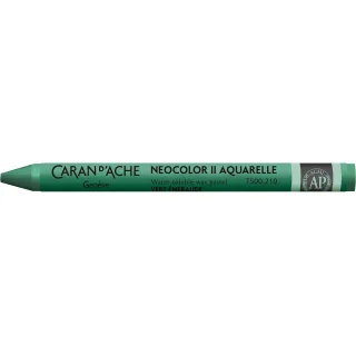 Caran dAche Crayon gras de couleur Neocolor 2 aquarellable Vert