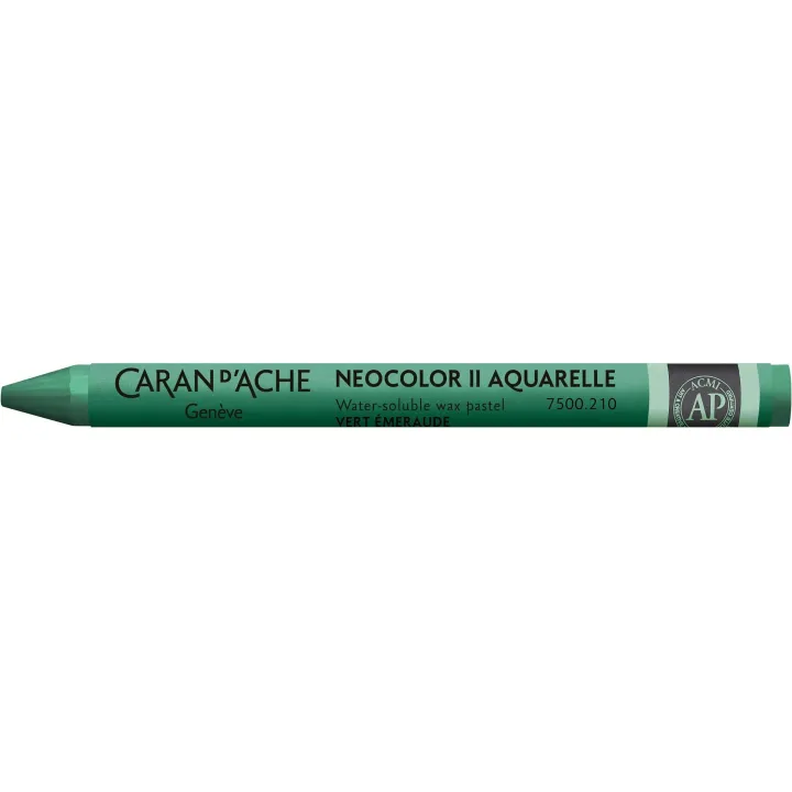 Caran dAche Crayon gras de couleur Neocolor 2 aquarellable Vert