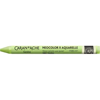 Caran dAche Crayon gras de couleur Neocolor 2 aquarellable Vert tilleul