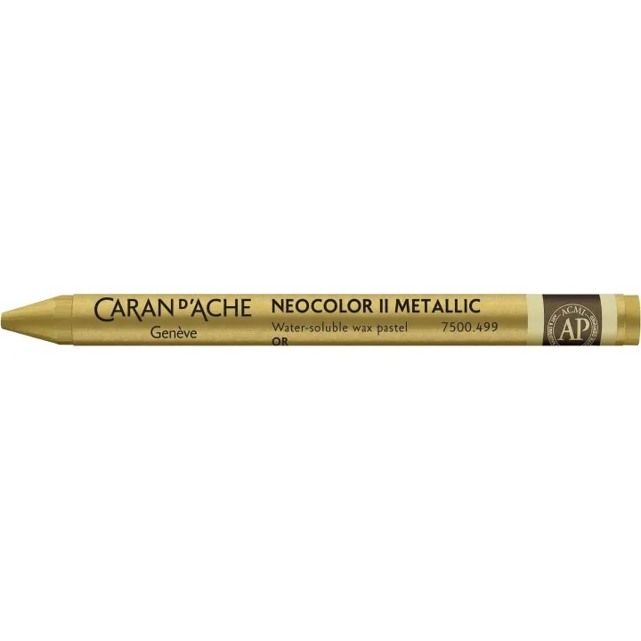 Caran dAche Crayon gras de couleur Neocolor 2 aquarellable Or