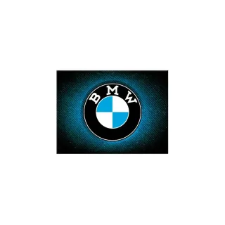 Nostalgic Art Aimant BMW – Logo Blue Shine 1 Pièce-s, Bleu-Noir-Blanc