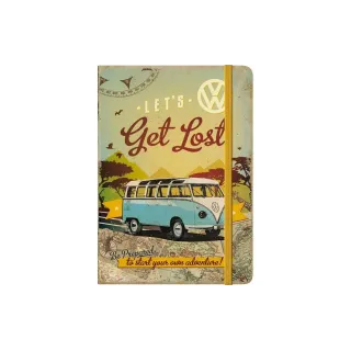 Nostalgic Art Bloc-notes VW Bus A5, Pois, Multicolore