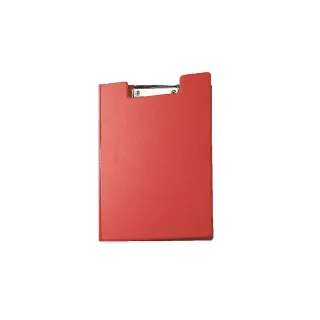 Maul Porte-documents avec film plastique et couvercle Rouge