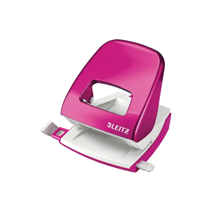 Leitz Perforatrice NeXXt WOW sous blister, 30 feuilles, Rose