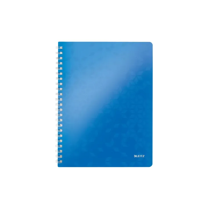 Leitz Carnet de notes WOW College A4, À carreaux, Bleu