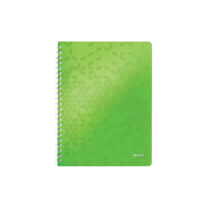 Leitz Carnet de notes WOW College A4, À carreaux, Vert