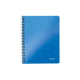 Leitz Carnet de notes Wow College A5, À carreaux, Bleu