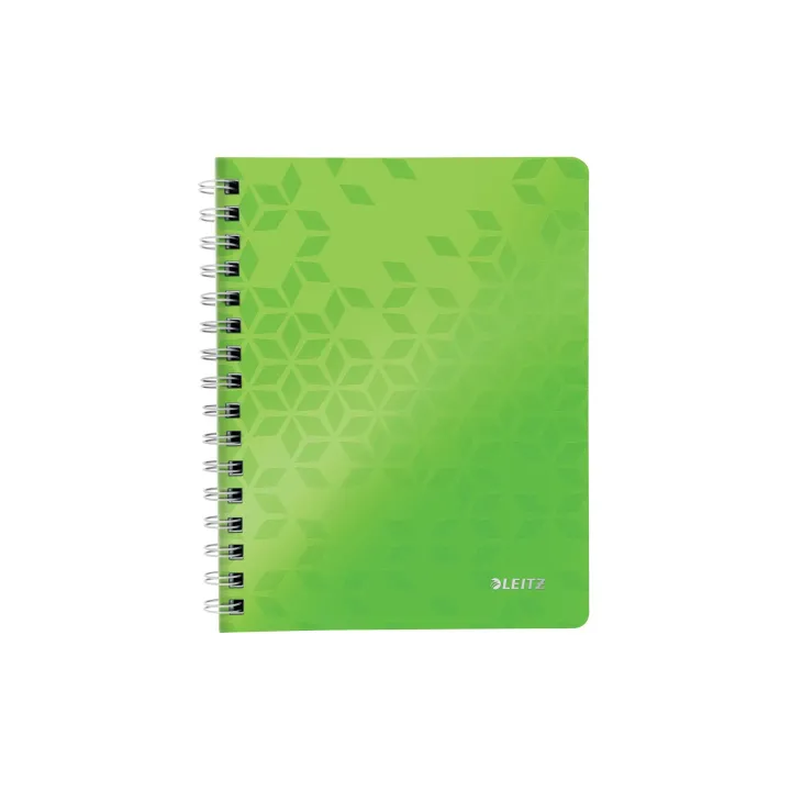 Leitz Carnet de notes WOW College A5, À carreaux, Vert