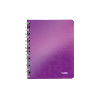 Leitz Carnet de notes WOW College A5, À carreaux, Violet