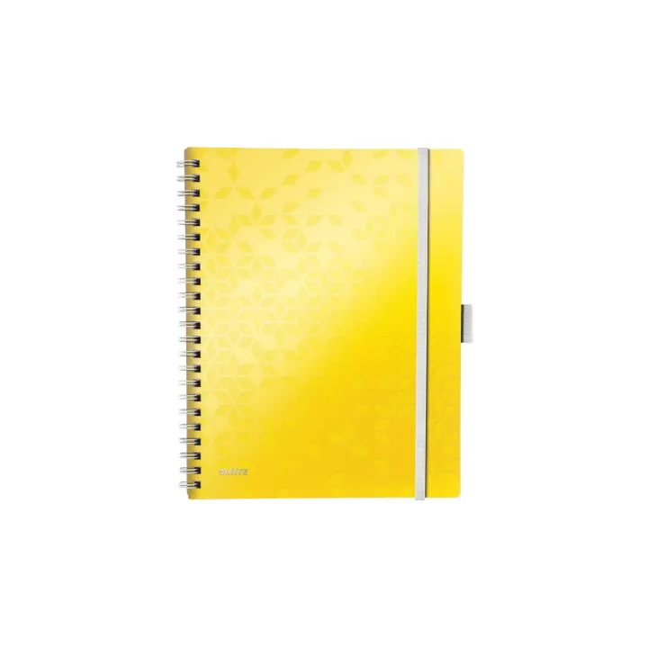 Leitz Carnet de notes WOW A4, À lignes, Jaune