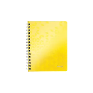 Leitz Carnet de notes WOW A5, À lignes, Jaune