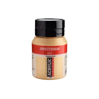 Amsterdam Peinture acrylique Standard 802 Or riche semi-opaque, 500 ml