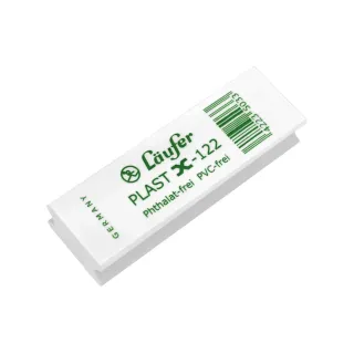 Läufer Gomme Plast X-122 65 x 21 x 12 mm, Blanc