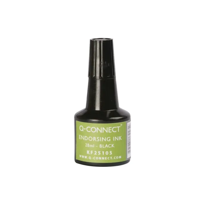 CONNECT Encre pour tampon 28 ml, Noir