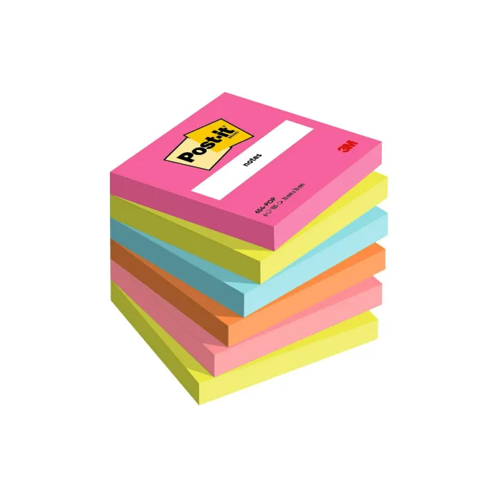 Post-it Fiche de bloc-notes Collection Poptimistic 76 x 76 mm