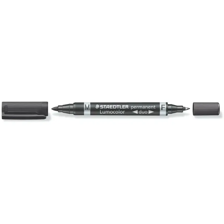 Staedtler Marqueur indélébile Lumocolor Duo 348 Noir